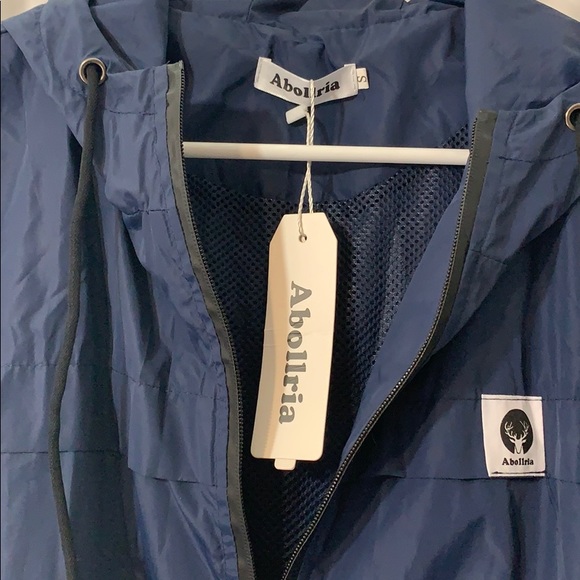 Abollria Womens Windbreaker Raincoat - Picture 2 of 8